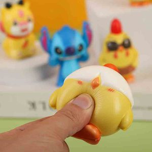 ของเล่นบีบ TPE นุ่มนิ่ม บรรเทาความเครียด ตกแต่งโต๊ะน่ารัก การ์ตูน ของขวัญเด็ก 2-4 ปี สำหรับเด็กทั้งชายและหญิง - Product Image 4