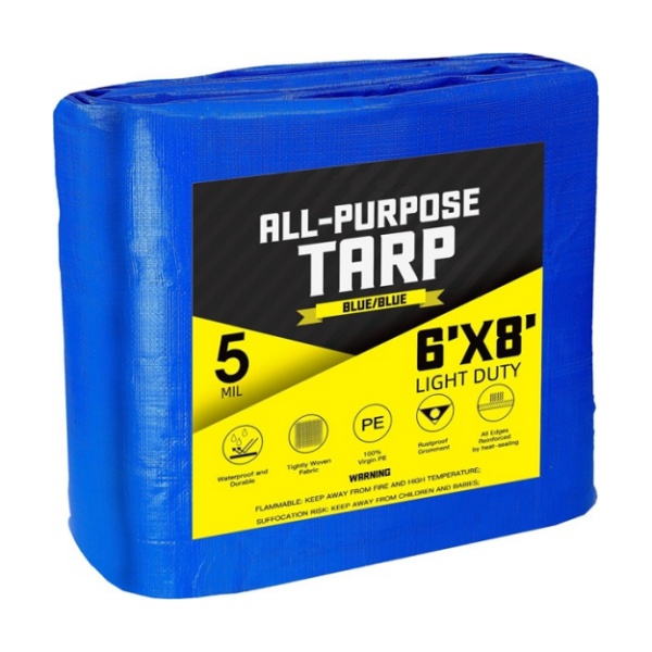 YRH Factory Industrial Rainproof PE Tarp Cloth Waterproof Camping Roof Canvas Truck PVC PE Tarpaulin Fabric Roll Sheet