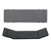 Keyboard Lipat Mini dengan Touchpad Bluetooth Nirkabel untuk Tablet Microsoft Surface Go 2 Pro 3 4 5 6 7 X