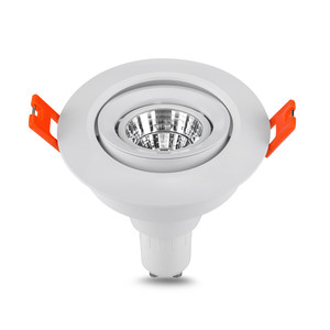 Pièces d'éclairage intérieur, boîtier de luminaire encastré en aluminium GU10, blanc, boîtier de luminaire encastré LED - Product Image 6