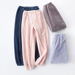 Bas de sommeil en peluche long pour hommes et femmes-Style <span class=keywords><strong>paresseux</strong></span>, idéal pour le couple, super chaud et assorti, poignets élastiques - Product Image 2