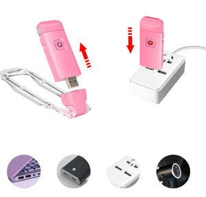 Rechargeable USB LED <b>Book</b> <b>Light</b> Clip on <b>Reading</b> Lamp Portable Flexible Eye Protection Bookmark Lamp Bed Night Photo Lighting - Product Image 4
