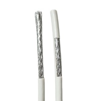 Câble coaxial siamois CCTV RG59 RG6 avec fil d'alimentation 75 Ohm, câble vidéo pour caméra de sécurité DVR, usine ODM OEM