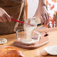 Pot de levain de 24 oz (environ 680,4 g), kit de fermentation en verre, kit de levain