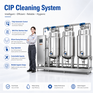 Système de nettoyage centralisé Ace CIP avec écran tactile pour la sanitisation de toute la production - Product Image 1