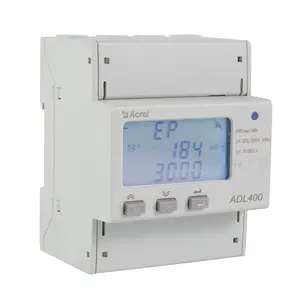 Acrel AC EV stasiun pengisian daya ADL400-D Meter daya pintar 3 fase RS485 MID disetujui