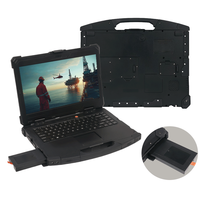 Laptop Industriale Robusto Antiurto con AI, Intel Windows 11 Pro, 14 Pollici, Impermeabile, Display ad Alta Definizione per Edilizia