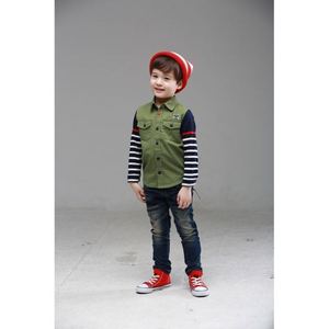 Pantalones Vaqueros Rotos Estilo Casual para Niños 2016, Ropa Infantil al por Mayor - Product Image 2