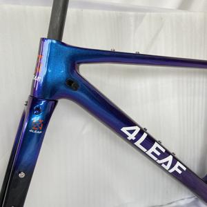 Bicicleta de Carretera 4 LEAF G45 de Fibra de Carbono, Cuadro para Bicicleta de Gravel T700, Frenos de Disco Hidráulicos, Manillar de Aluminio, Ruedas 700*45C, 2*11 <span class=keywords><strong>Shimano</strong></span> <span class=keywords><strong>105</strong></span> - Product Image 6