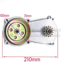 Boîte de vitesses T8F à chaîne simple 47CC 49CC avec embrayage 11T 14T 17T 20T pour Mini Moto, Pit Bike, Quad, VTT, Buggy, Go Kart