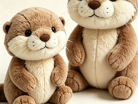 Peluche en coton doux et tendance, adorable jouet en peluche pour fête d'anniversaire, coussin, cadeau pour enfants, rembourrage en coton PP, personnalisable
