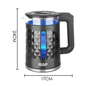 Nuevo Producto: Hervidor Eléctrico Portátil de Acero Inoxidable de Doble Capa Anti-escaldaduras, Color Azul, 220V, para Cocina - Product Image 2