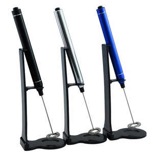 Frisseuse <span class=keywords><strong>de</strong></span> <span class=keywords><strong>lait</strong></span> portable automatique noir, outils <span class=keywords><strong>Barista</strong></span> en labradite - Product Image 1