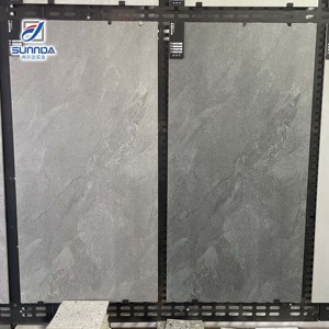 Carreau <span class=keywords><strong>de</strong></span> porcelaine mat <span class=keywords><strong>de</strong></span> conception <span class=keywords><strong>de</strong></span> travertin 600x1200mm <span class=keywords><strong>Carreaux</strong></span> <span class=keywords><strong>de</strong></span> sol extérieurs antidérapants <span class=keywords><strong>de</strong></span> couleur grise - Product Image 5
