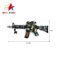 2024 Offre Spéciale pistolet jouet électrique pour enfants pistolet garçon léger lumière huit tons camouflage vibrant grande mitraillette
