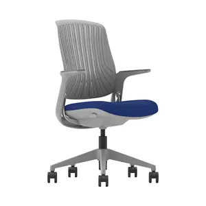 Cadeira de escritório em casa com suporte traseiro executivo elegante e elegante para uso doméstico e lazer com design moderno e confortável