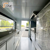 Remorque de restauration mobile carrée pour la vente au détail avec cuisine complète – USA, Europe, Australie