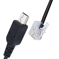 Cable USB Mini B de 3 Pies (90 cm) a RJ9 RJ11, Cable con Conector RJ45 4P4C