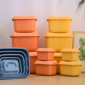 Organisateur de rangement de jouets portable personnalisé pour enfants mignons <span class=keywords><strong>avec</strong></span> <span class=keywords><strong>couvercle</strong></span> et poignée Boîte de rangement en plastique multifonctionnelle pour la maison - Product Image 1