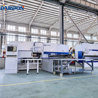 Machine de poinçonnage de tôles métalliques électrique durable à 32 stations, haute précision pour supports automobiles, commande CNC
