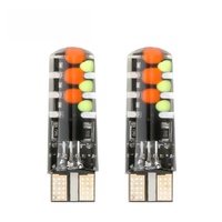 Vente flash : Feux de plaque d'immatriculation LED pour voiture T10 RGB 5050 6 SMD 12V, garantie 2 ans, étanches IP65, 500lm, télécommande, clignotants