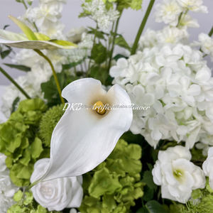 Wholesale <b>Silk</b> Wedding Aisle Runner 70cm <b>Green</b> Hydrangea Aisle Flower Runner for Wedding and Party Decoration - Product Image 5