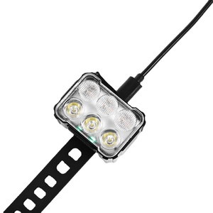 Luz Delantera y Trasera para <span class=keywords><strong>Bicicleta</strong></span>, Resistente al Agua, Luz de Advertencia de Frenado para Ciclismo al Aire Libre, Luz de Batería para <span class=keywords><strong>Bicicleta</strong></span> de Montaña - Product Image 4