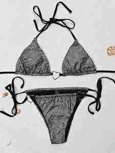 <span class=keywords><strong>Bikini</strong></span> de Lentejuelas, Traje de Baño Sexy para Mujer, Traje de Baño Brasileño, Traje de Baño para Vacaciones - Product Image 5