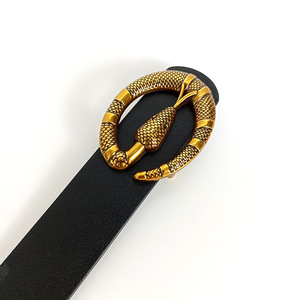 <span class=keywords><strong>Cintura</strong></span> in Stock da <span class=keywords><strong>donna</strong></span> alla moda in stile Punk con fibbia in bronzo oro retrò <span class=keywords><strong>cintura</strong></span> scura in lega materiale - Product Image 4