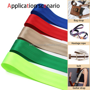 Factory Direct-sale High-strength Soft Nylon <strong>Webbing</strong> Strap for Seat Belt <strong>Webbing</strong> 48mm Jacquard <strong>Webbing</strong> - Product Image 6