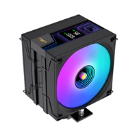 Ventilateur de refroidissement LOVINGCOOL 120mm ARGB PWM Tour 6 caloducs Écran température miroir Prêt à expédier Vente en gros OEM Intel AMD Gaming Desktop