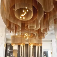 Rideau décoratif en treillis métallique en acier inoxydable, tissage uni, pour la décoration des hôtels, des restaurants, des plafonds, des murs et des cloisons.