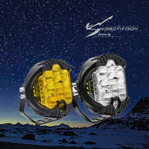 Barra de Luz LED Howie de 5 Pulgadas, 12V, Color Ámbar, Iluminación de Tres Lados, para Camiones/Autos/SUV/Motocicletas, DRL, Ojo de Ángel - Product Image 2