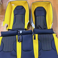 Housse de siège de voiture complète en cuir Nappa rouge personnalisée pour Lamborghini Urus