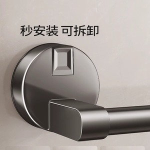 Barre porte-serviettes double murale en alliage d'aluminium, résistante à la rouille, design minimaliste pour salle de bain - Product Image 3