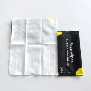 100% Algodão Descartável Enxágüe Livre Banho Fácil Limpeza Toalhetes Húmidos - Product Image 1