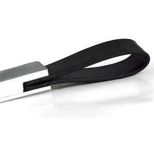 탈부착 가능한 허리 벨트 더블 루프 블랙 스트랩 열쇠고리 키체인 키링 가죽 키홀더 - Product Image 4