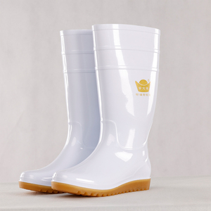 Botas de Trabajo Industriales de PVC Duraderas, Impermeables, Resistentes al Aceite y al Ácido, Fáciles de Limpiar, para Carnicería, Fábrica de Alimentos, Uso Comercial - Product Image 4