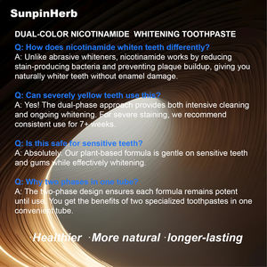 Natural <b>Probiotic</b> Whitening Deep Cleaning Portable Organic Toothpaste Fluoride Free Anti-Cavity Anti Plaque Formula Everyday - Product Image 6