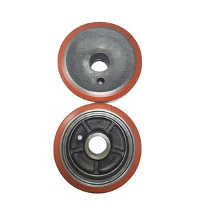 Roue de charge en polyuréthane 285x100-40mm, roue à roulement de rechange pour usage intensif, capacité 5000kg pour entrepôt - Product Image 3