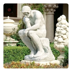 Obra maestra <span class=keywords><strong>de</strong></span> <span class=keywords><strong>Rodin</strong></span> <span class=keywords><strong>Estatua</strong></span> <span class=keywords><strong>de</strong></span> metal El pensador Escultura <span class=keywords><strong>de</strong></span> Arte <span class=keywords><strong>de</strong></span> mármol decorativa moderna - Product Image 1