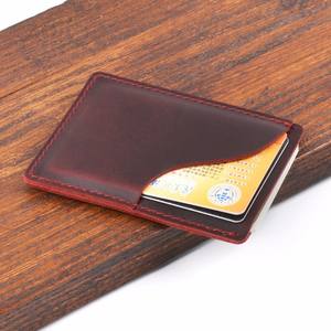 Crazy Horse – porte-<span class=keywords><strong>carte</strong></span> de crédit d'affaires <span class=keywords><strong>en</strong></span> cuir véritable, couverture de <span class=keywords><strong>carte</strong></span> d'identité, fin, pleine fleur <span class=keywords><strong>en</strong></span> peau de vache, banque, pochette de porte-<span class=keywords><strong>carte</strong></span> de visite - Product Image 4