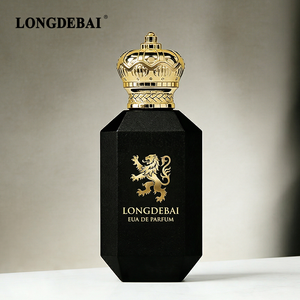Low MOQ Custom logo Crimp Transparency Empty Irregular 30ml 50ml 100ml Sprayer Glass Perfume <b>Bottles</b> with Golden <b>Plastic</b> Lid - Product Image 4