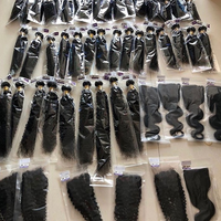 Lot de Cheveux Indiens Bruts 100% Naturels, Cheveux Remy, Extensions de Cheveux Vierges Naturels Indiens du Fournisseur