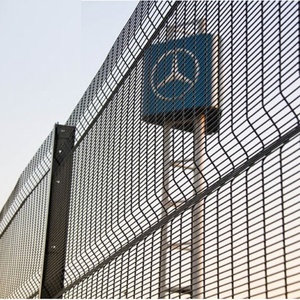 Portail de clôture de sécurité anti-escalade en acier galvanisé traité thermiquement de 6 pieds, à vision claire, pour zones à haut risque (prisons), fourni directement par l'usine - Product Image 6