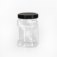 Cylindre rond en plastique Pet de 2800ml, avec large bouche, pour Bar à bonbons, emballage alimentaire, 10 pièces