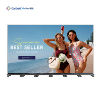 Canbest Katlanabilir Kablosuz Kumandalı LED Poster Ekranı, Havaalanı, Otel, Ulaşım Merkezi için İç Mekan Dijital Reklam Ekranı