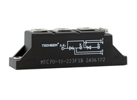 Module redresseur thyristor à semi-conducteurs TECHSEM MTx70 professionnel haute fiabilité 70A 1800V pour applications industrielles