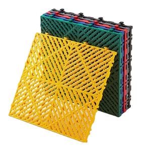 Carreaux de sol en plastique pour garage Car Beauty 4s Shop Drain Grid Floor - Product Image 1