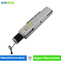 Módulo Lineal KHMOS HYS100 G1610 de 800 mm, Módulo de Movimiento con Doble Riel 6061, 40 kg, 0.03 mm, Ensamblaje 3C, Brazo Robótico Directo
